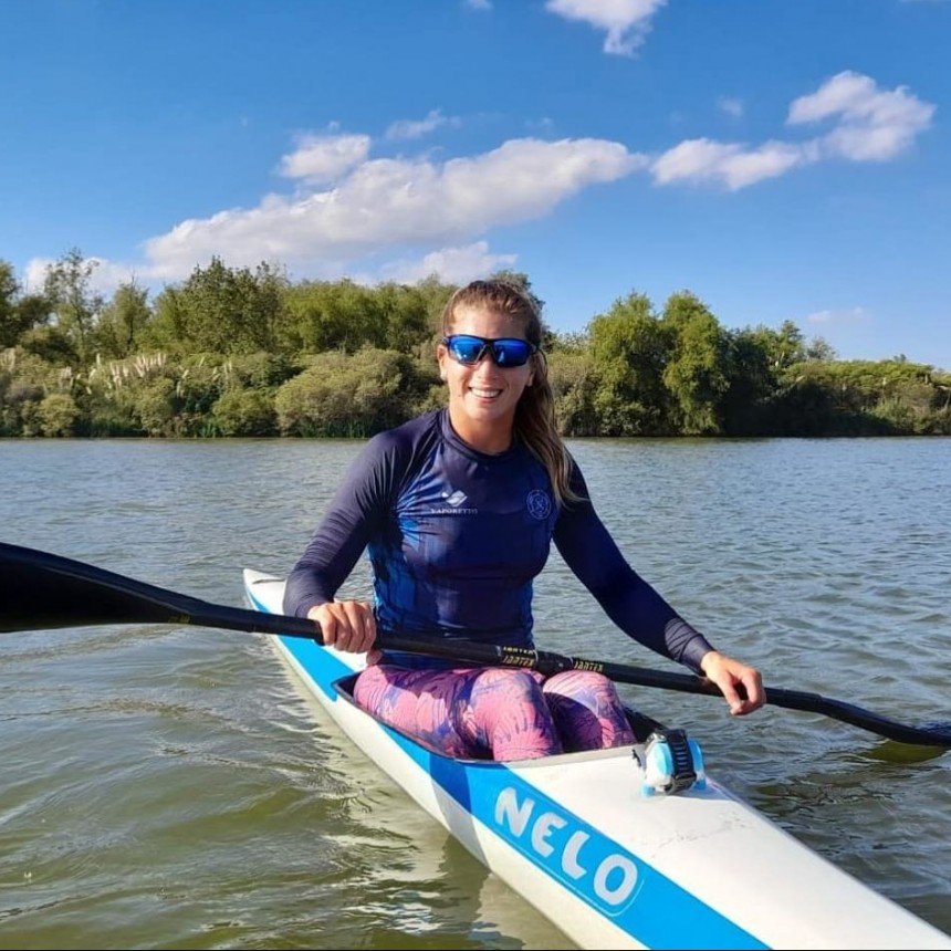 BRENDA ROJAS, LA REPRESENTANTE FEMENINA DEL CANOTAJE ARGENTINO EN TOKIO 2020