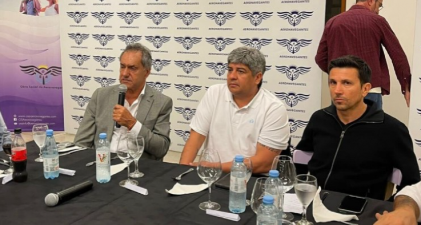 PABLO MOYANO SE MOSTRÓ CON SCIOLI, EN UN GUIÑO A SU PRECANDIDATURA PRESIDENCIAL PARA LAS PASO DEL FDT