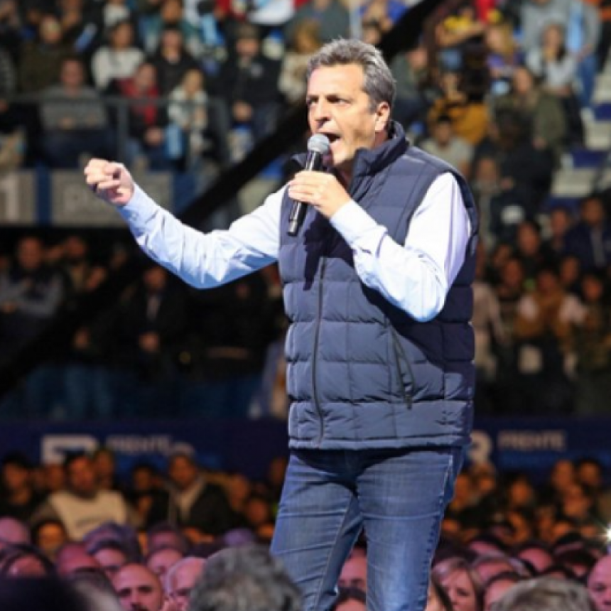 MASSA LE DIJO SI A LAS PASO EN EL FRENTE DE TODOS