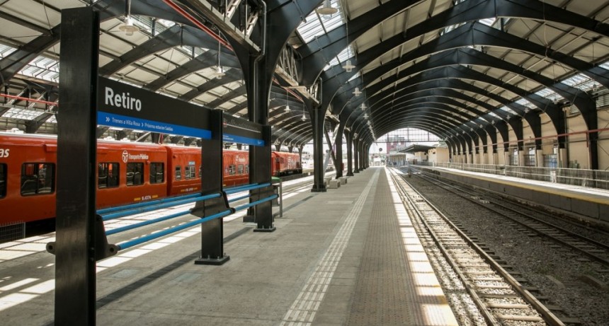 ALGUNAS LINEAS DE LOS TRENES DEL RAMAL MITRE VOLVERÁN A INGRESAR DESDE ESTE LUNES A LA ESTACIÓN RETIRO