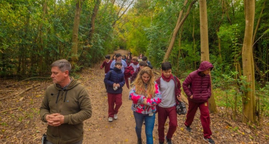 EN SAN FERNANDO ESCUELAS VISITAN LA RESERVA ECOLÓGICA EDUCATIVA 