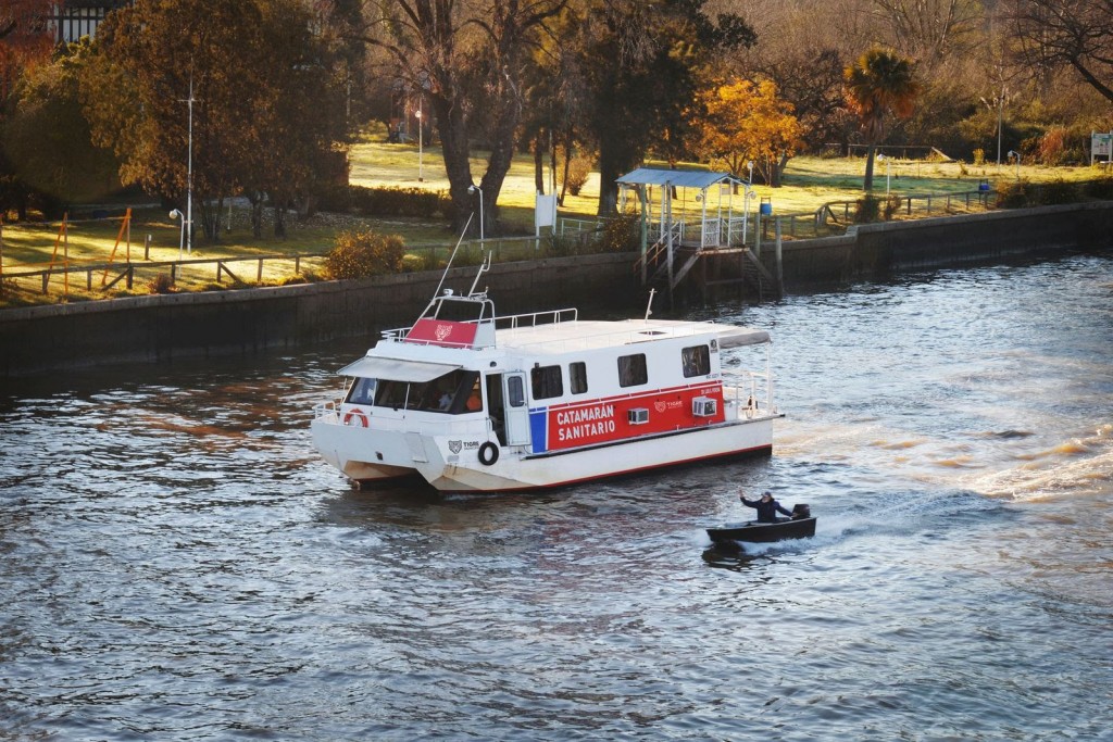CATAMARÁN SANITARIO DEL MUNICIPIO DE TIGRE: ASÍ SERÁ SU CRONOGRAMA LA PRIMERA QUINCENA DE JUNIO
