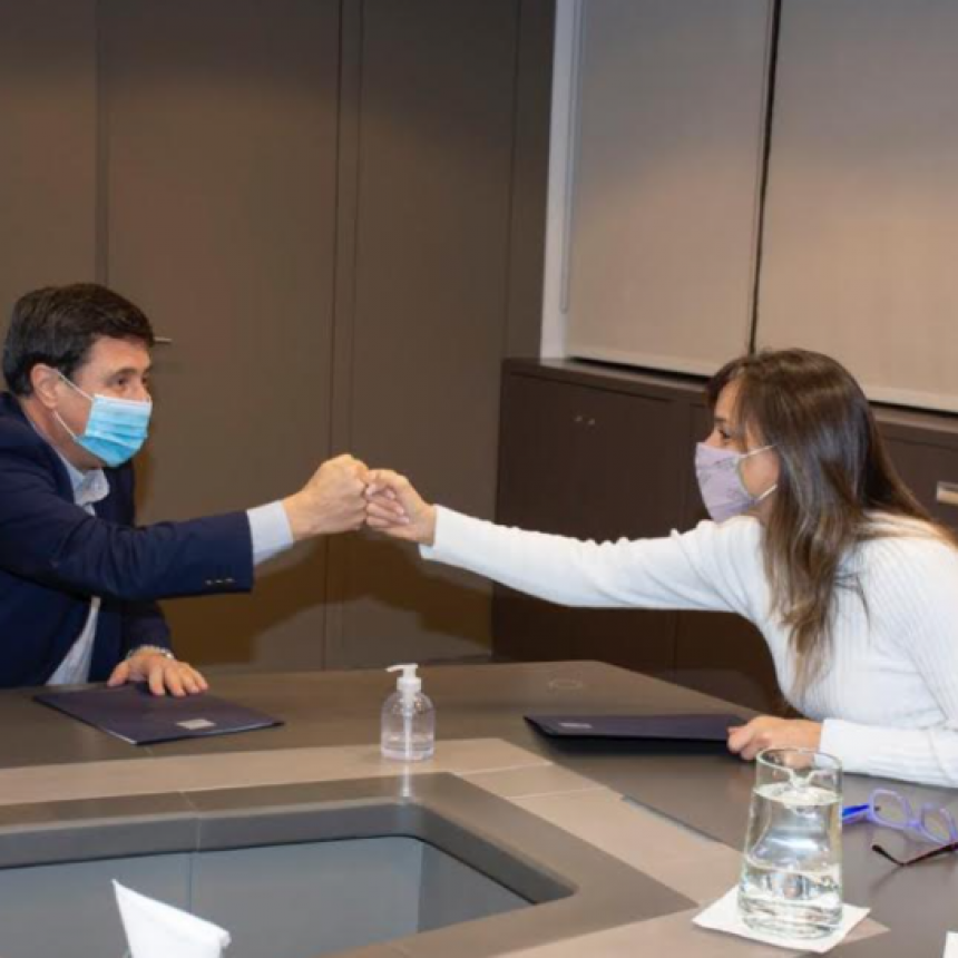 MALENA GALMARINI Y DANIEL ARROYO FIRMARON UN CONVENIO DE COLABORACIÓN PARA “POTENCIAR TRABAJO”