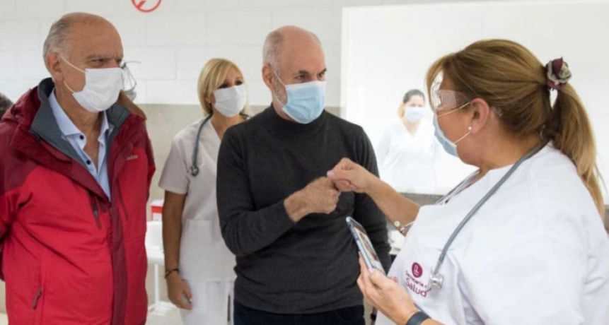 GRINDETTI CELEBRÓ LA PRESENCIA DE LARRETA Y SANTILLI EN EL ACTO DE LA 
