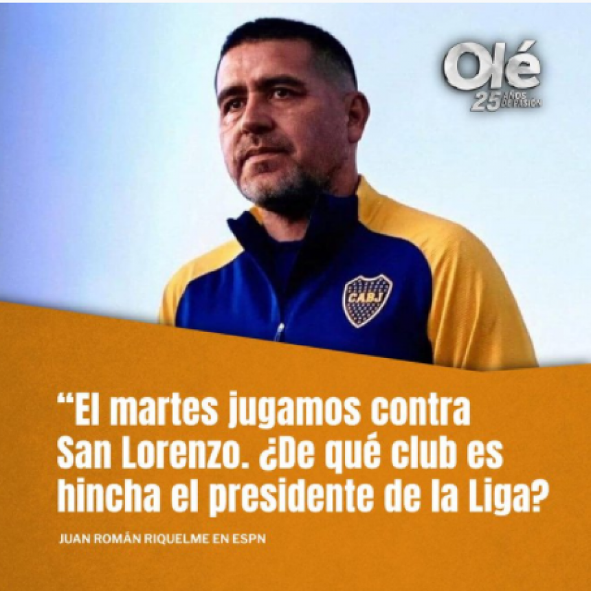 DURA PELEA ENTRE RIQUELME Y TINELLI