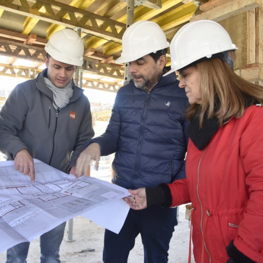 EN SAN MARTíN AVANZAN LAS OBRAS DEL NUEVO JARDÍN DE INFANTES N° 947