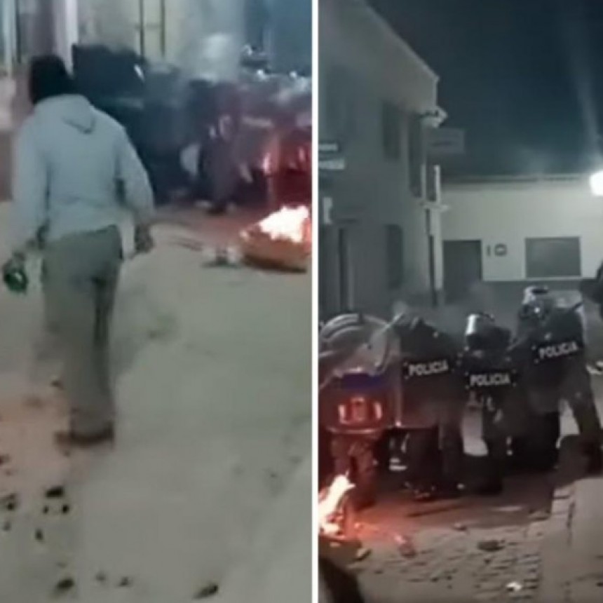 LA POLICÍA DE JUJUY REPRIMIÓ EN HUMAHUACA TRAS EL RECHAZO DEL CONCEJO DELIBERANTE A LA NUEVA CONSTITUCIÓN