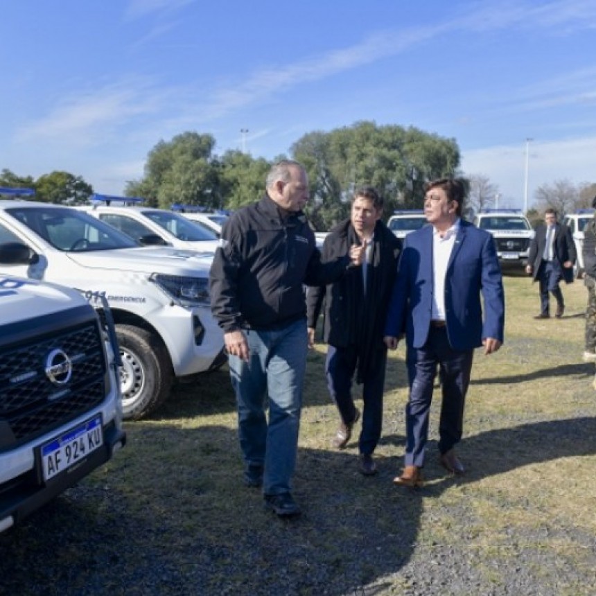 KICILLOF PUSO EN FUNCIONAMIENTO 90 PATRULLEROS EN LA MATANZA
