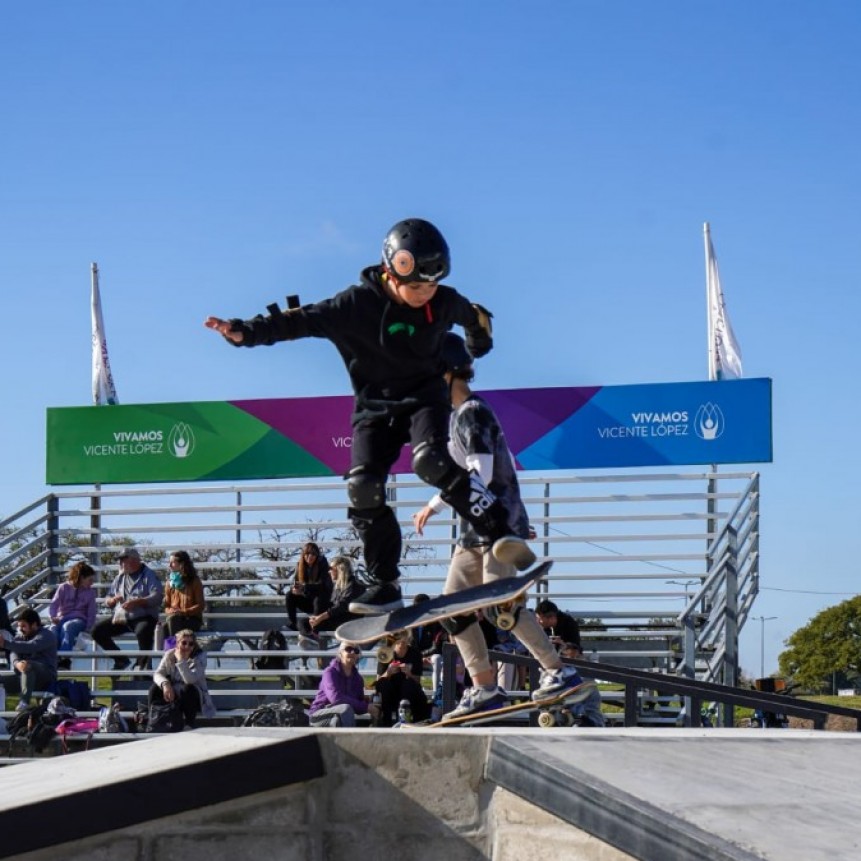 VICENTE LÓPEZ INAUGURA UNA NUEVA PISTA DE DEPORTES EXTREMOS
