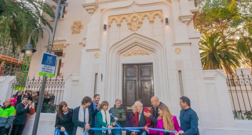EL INTENDENTE JUAN ANDREOTTI INAUGURÓ LA RESTAURACIÓN DEL PALACIO BELGRANO-OTAMENDI