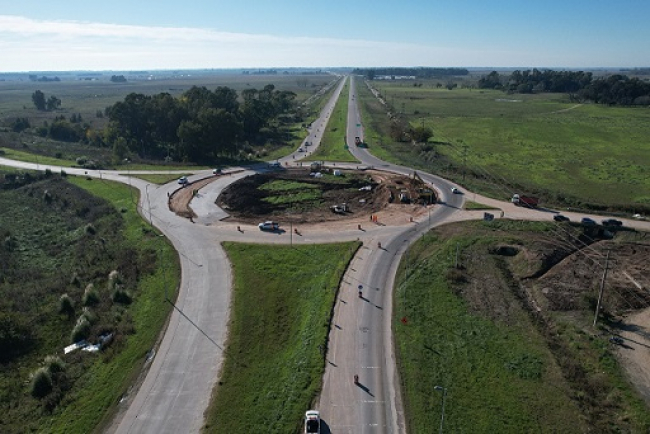 LA PROVINCIA AVANZA CON OBRAS SOBRE 140 KILÓMETROS DE LA RUTA 6