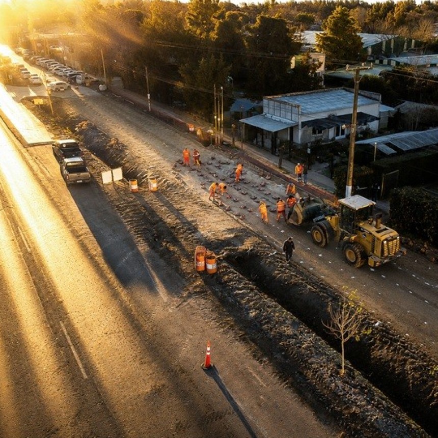 EN CA&Ntilde;UELAS, KATOPODIS RECORRI&Oacute; LAS OBRAS DE LA RUTA 205