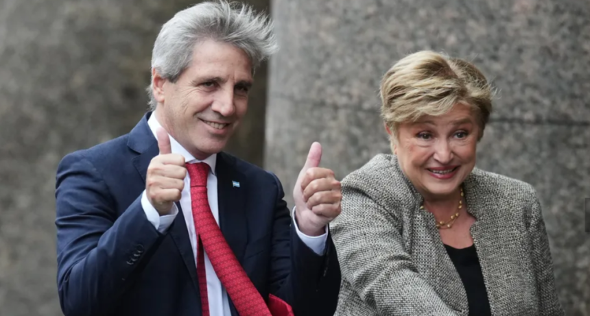 GEORGIEVA AL RESCATE DE LA CRISIS DE MILEI Y CAPUTO: DESTAC&Oacute; LA SOLIDEZ DEL PROGRAMA ECON&Oacute;MICO DEL GOBIERNO