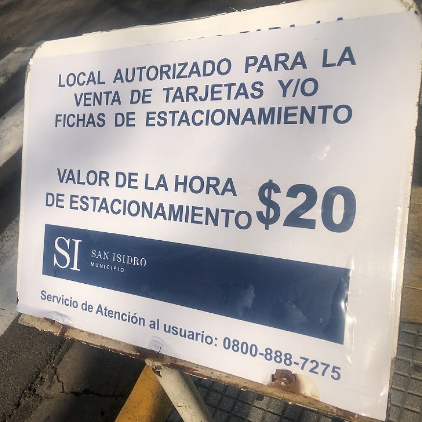 CARLOS CASTELLANO: ¿SE IMAGINA ALGUIEN QUE DE UN DIA PARA OTRO EL PAN O EL ACEITE AUMENTE EL 100%? ESO PASA CON LOS PARQUÍMETROS EN SAN ISIDRO.