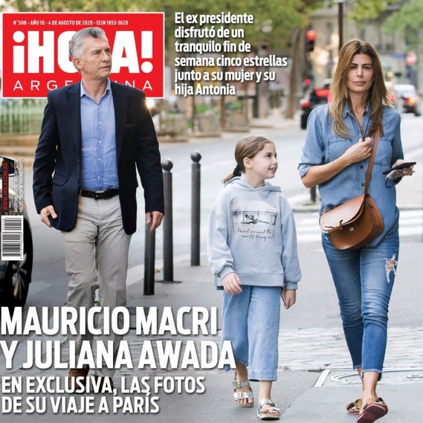 LA TAPA DE LA REVISTA HOLA ARGENTINA