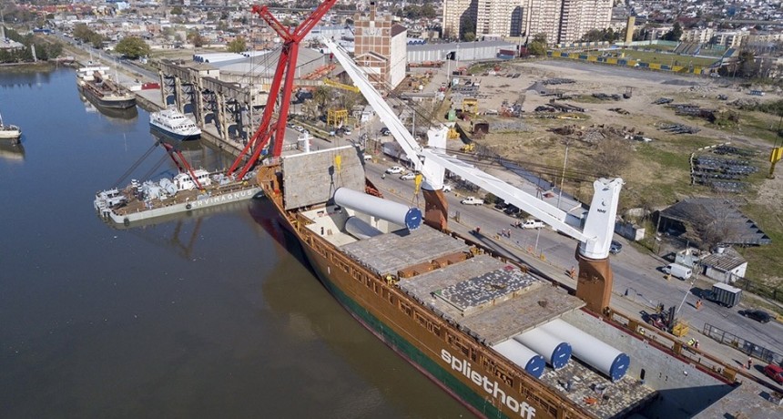 UNA METALÚRGICA BONAERENSE EXPORTÓ TORRES EÓLICAS A ESTADOS UNIDOS