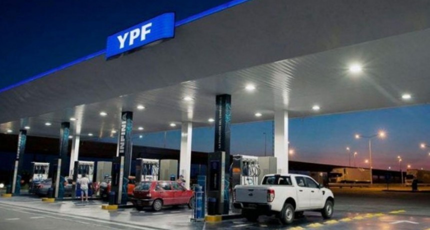 YPF AUMENTÓ 4,5% LOS PRECIOS DE LOS COMBUSTIBLES