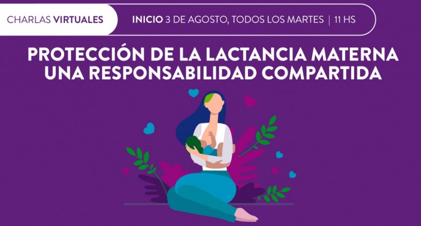   EN VICENTE LÓPEZ CHARLAS VIRTUALES POR LA SEMANA MUNDIAL DE LA LACTANCIA MATERNA