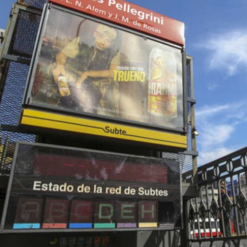 EMPEZÓ EL PARO DE SUBTES: QUÉ LÍNEAS ESTÁN AFECTADAS Y CUÁNDO SE NORMALIZA EL SERVICIO