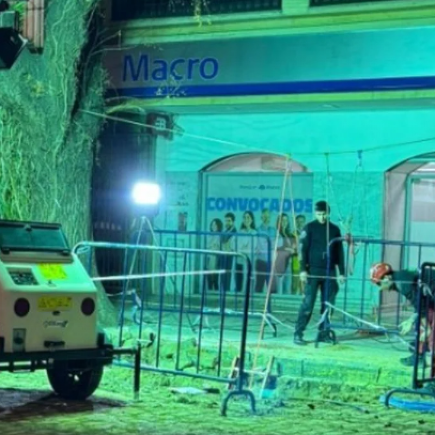 DESCUBREN UN TÚNEL DE CASI 3 METROS HECHO PARA ROBAR UN BANCO EN SAN ISIDRO