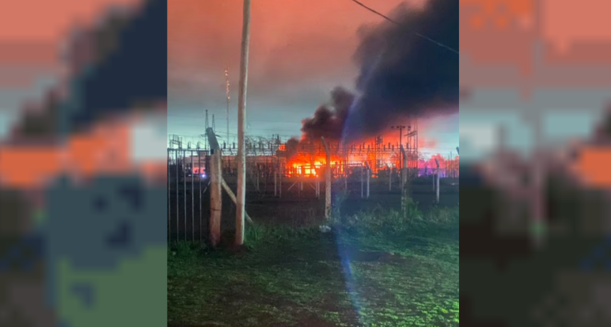 LA PLATA A OSCURAS: EXPLOSI&Oacute;N E INCENDIO EN UNA CENTRAL EL&Eacute;CTRICA CAUSARON UN APAG&Oacute;N