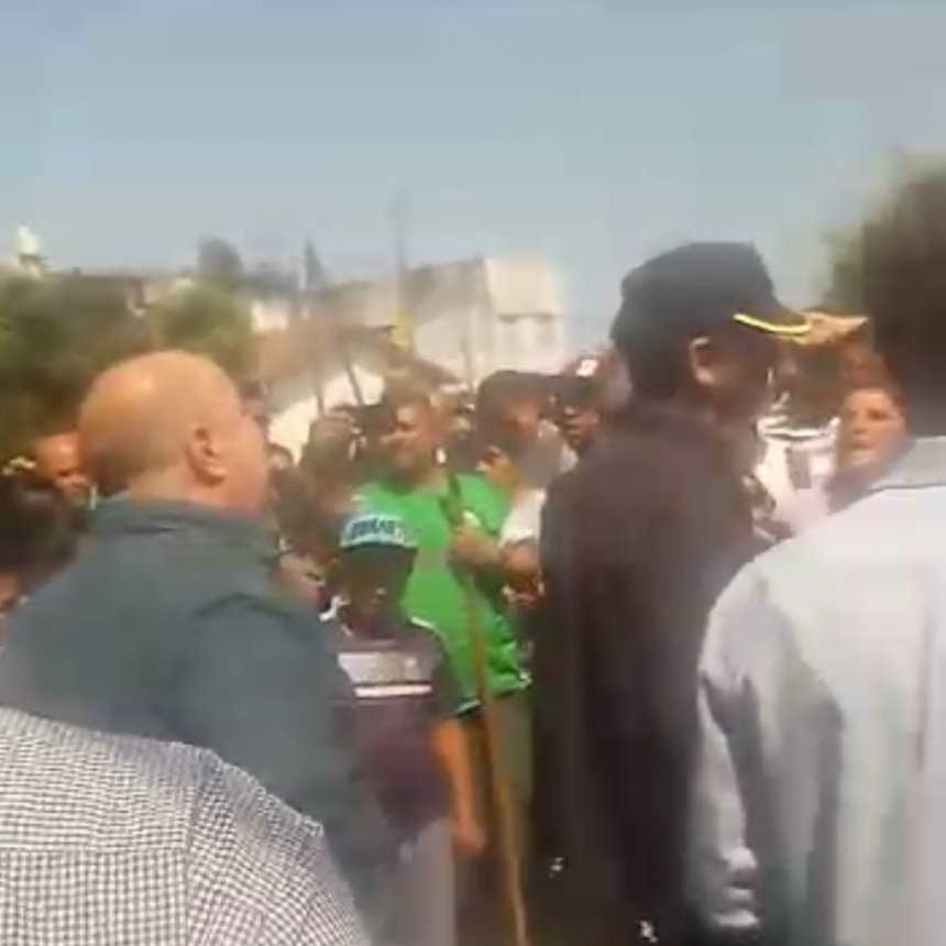 VIOLENCIA Y PATOTAS EN LA INAUGURACION DEL TUNEL DE SARRATEA