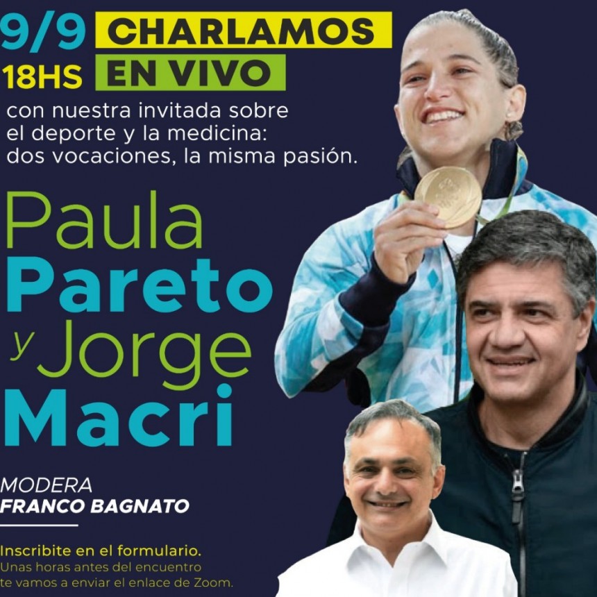 ENCUENTRO VÍA ZOOM CON LA CAMPEONA PAULA PARETO