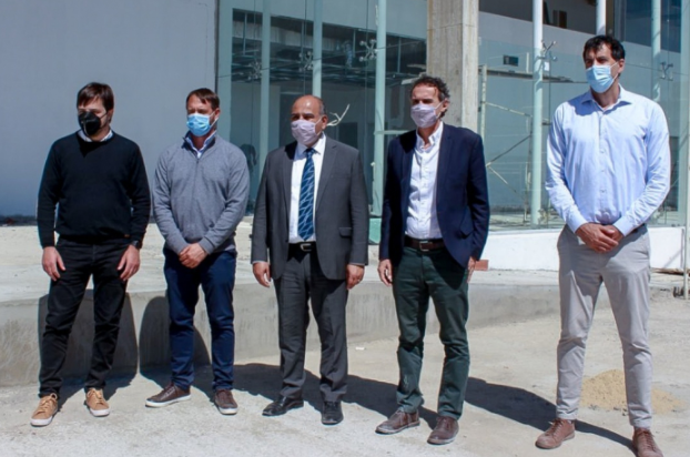 KATOPODIS, MANZUR Y KREPLAK RECORRIERON LAS OBRAS DEL HOSPITAL CENTRAL DE PILAR