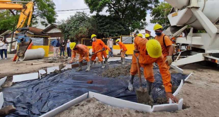 EN VICENTE LÓPEZ MÁS 70 MIL VECINOS BENEFICIADOS CON OBRAS PARA PREVENIR INUNDACIONES