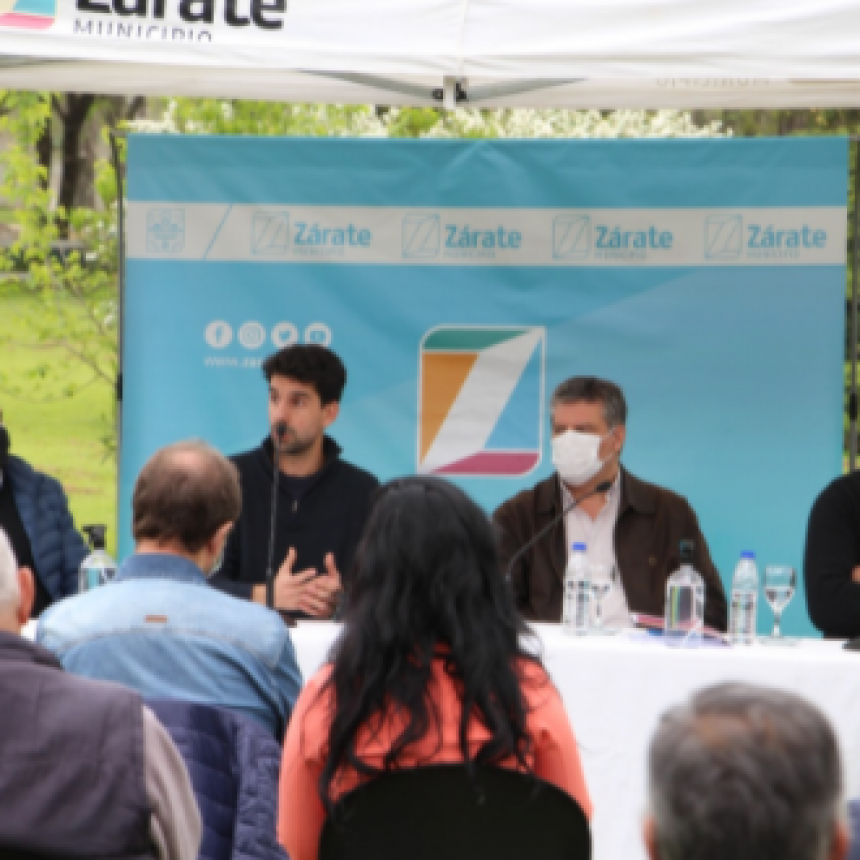 EN ZÁRATE SE PRESENTÓ EL PROGRAMA DE FORTALECIMIENTO INSTITUCIONAL PARA CLUBES DE BARRIO