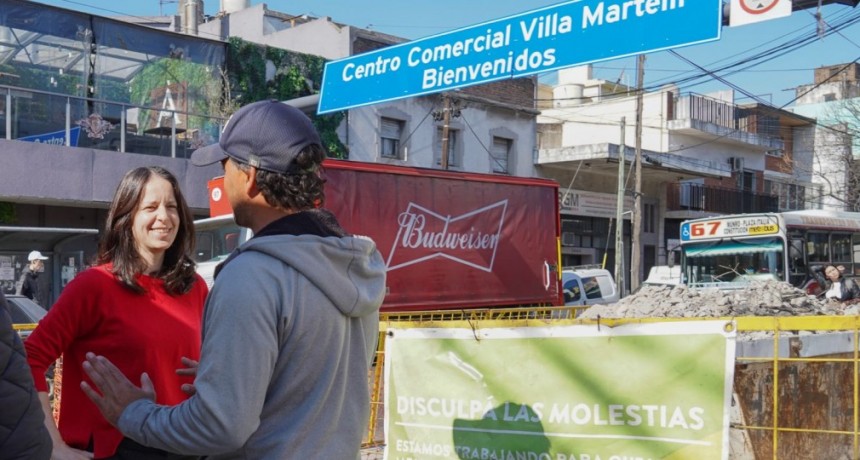 AVANZAN LAS OBRAS EN EL CENTRO COMERCIAL VILLA MARTELLI