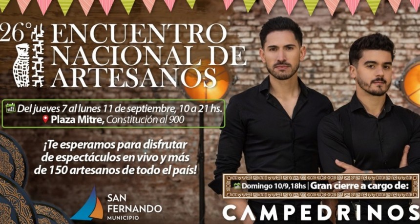 NUEVO ENCUENTRO NACIONAL DE ARTESANOS EN SAN FERNANDO