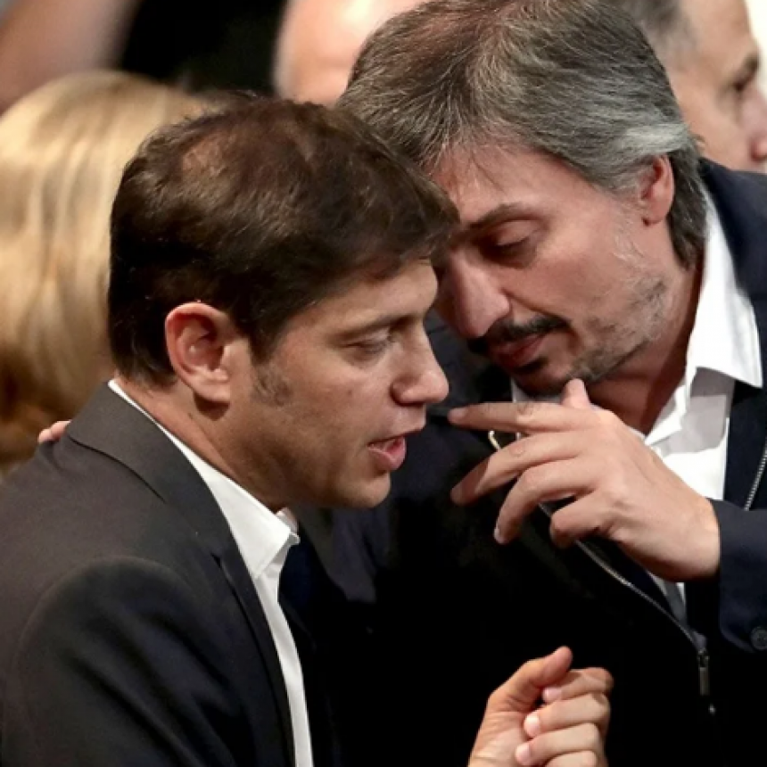 MÁXIMO KIRCHNER NO SE GUARDO SUS DIFERENCIAS POLITICAS CON AXEL KICILLOF
