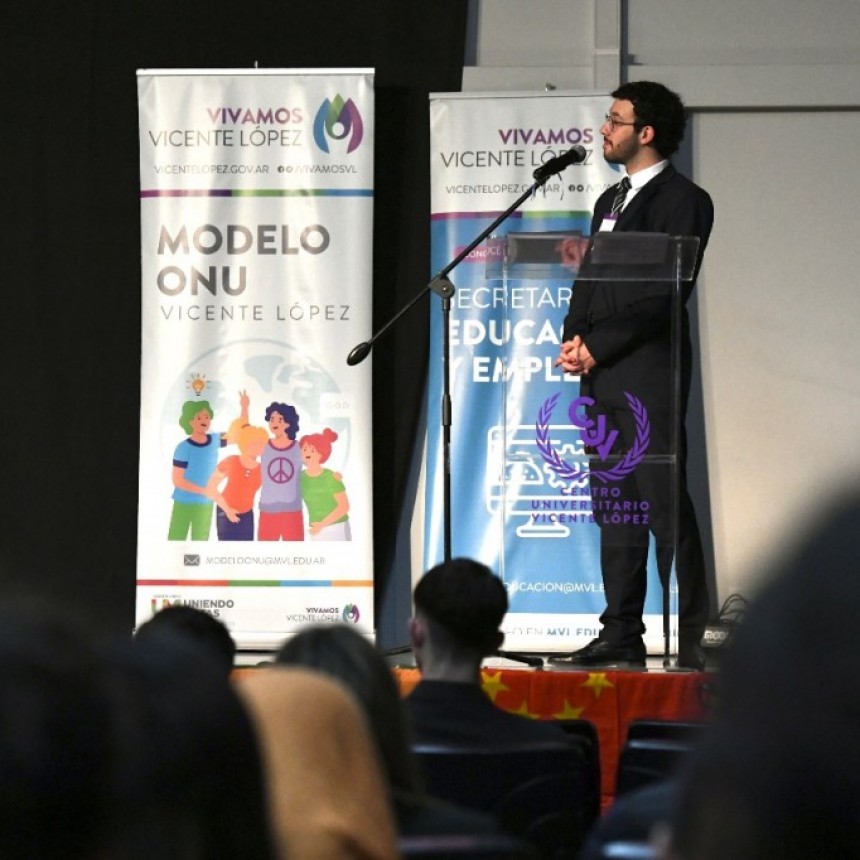 COMENZÓ EL MODELO ONU EN VICENTE LÓPEZ CON LA PARTICIPACIÓN DE 13 ESCUELAS