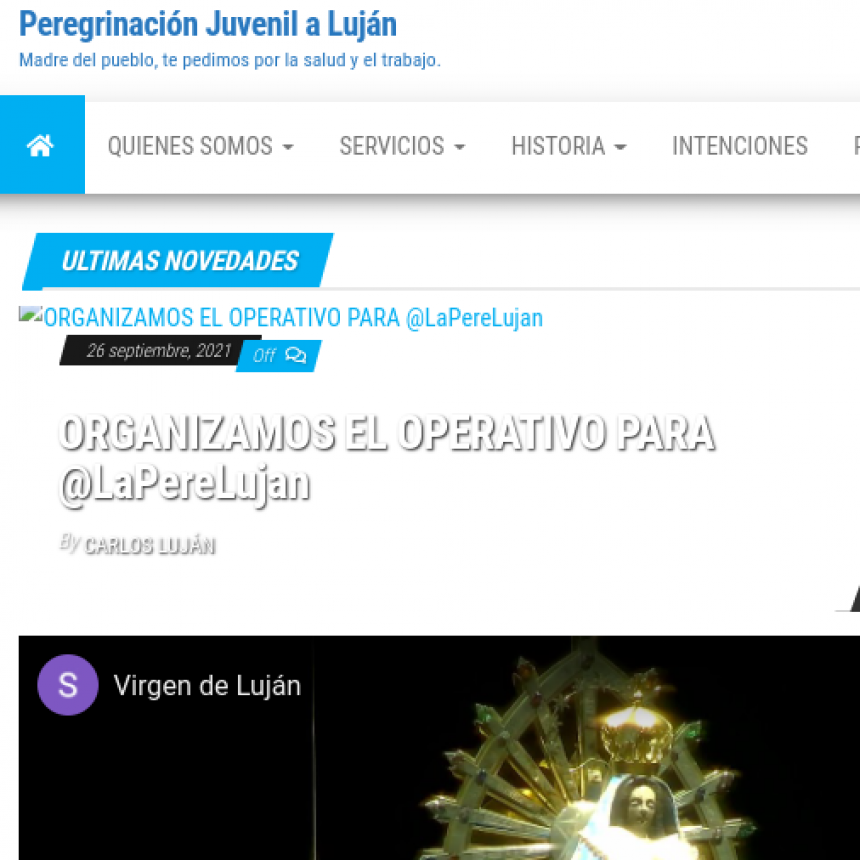 DONDE VER LA PROCESIÓN A LUJAN 2021