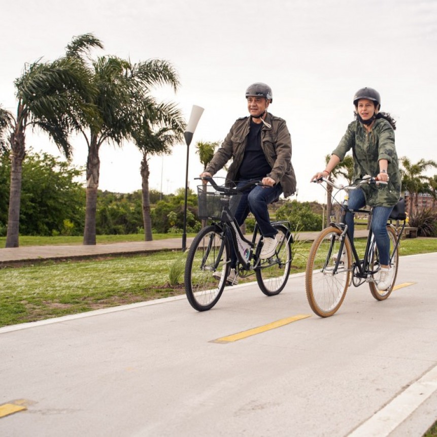 EN VICENTE LÓPEZ EL PASEO DE LA COSTA ESTRENA 2.5KM DE BICISENDA