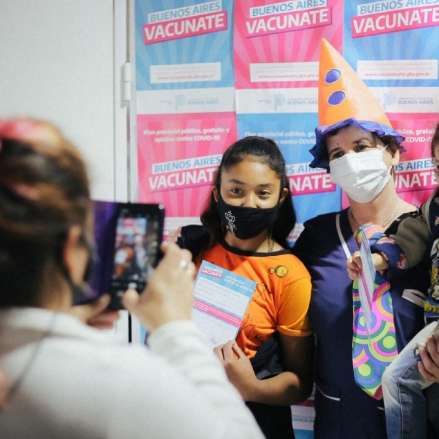 MÁS DE MEDIO MILLÓN DE MENORES DE 12 AÑOS YA FUERON VACUNADOS EN LA PROVINCIA