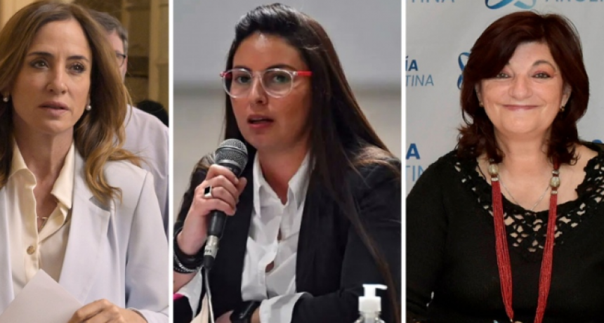 TOLOSA PAZ A DESARROLLO SOCIAL; MAZZINA A MUJERES Y KELLY OLMOS A TRABAJO