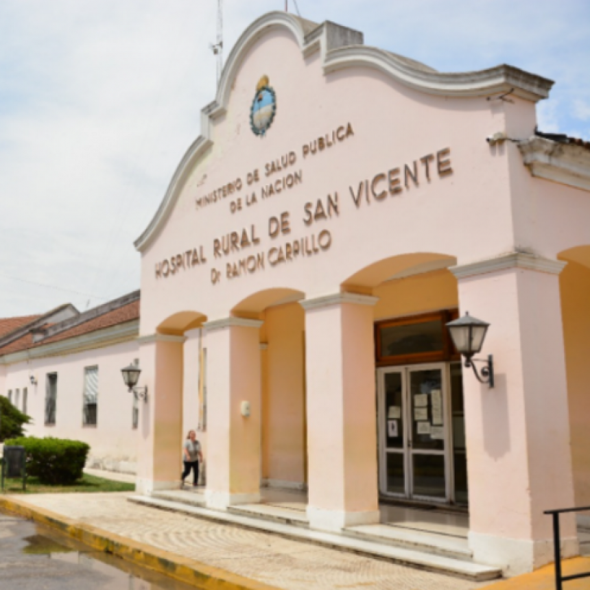 EL MINISTRO KREPLAK FIRMÓ LA PROVINCIALIZACIÓN DEL HOSPITAL MUNICIPAL “RAMÓN CARRILLO” DE SAN VICENTE