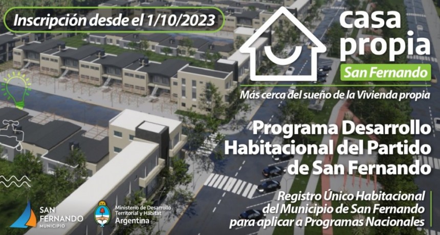 PROGRAMA DESARROLLO HABITACIONAL DEL PARTIDO DE SAN FERNANDO