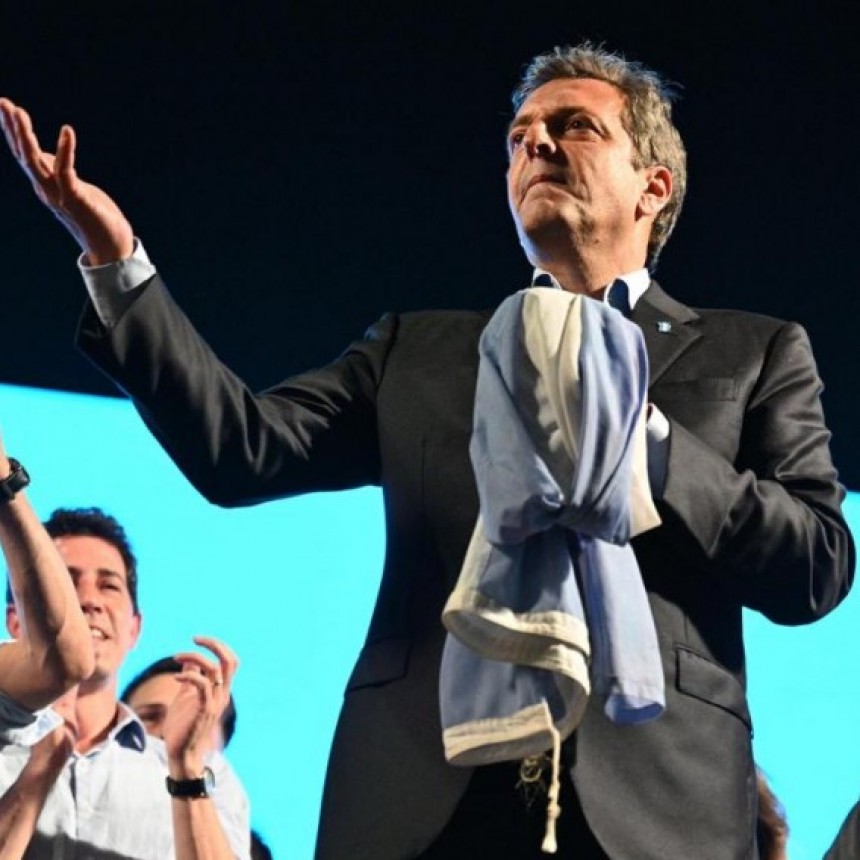 MASSA FUE EL MÁS VOTADO Y LLEGA CON CASI SIETE PUNTOS DE VENTAJA AL BALOTAJE CON MILEI