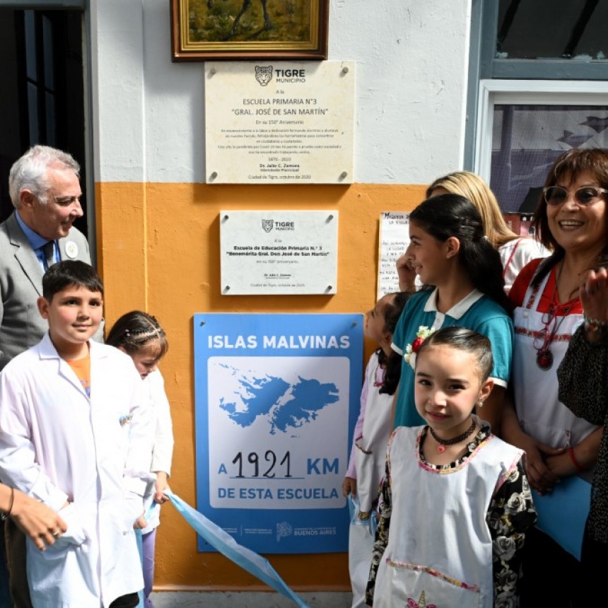 EN TIGRE CENTRO, JULIO ZAMORA ACOMPAÑÓ EL 155° ANIVERSARIO DE LA EEP N°3 “BENEMÉRITA GRAL. DON JOSÉ DE SAN MARTÍN”