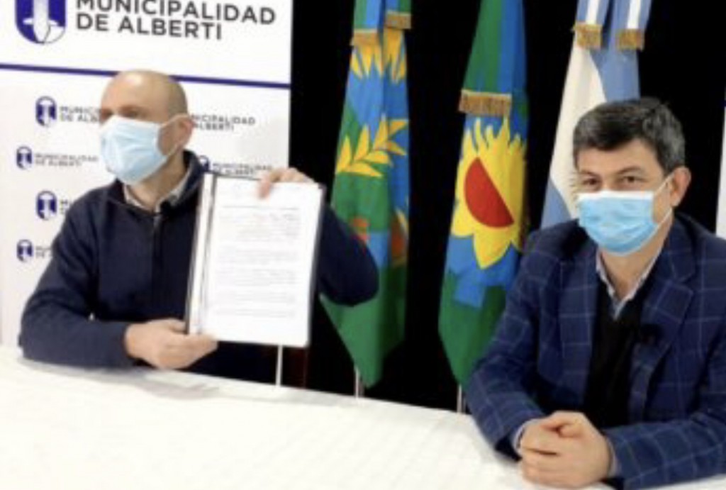 ALBERTI, RÍO GRANDE Y TUNUYÁN ADHIRIERON AL PLAN NACIONAL DE SUELO URBANO