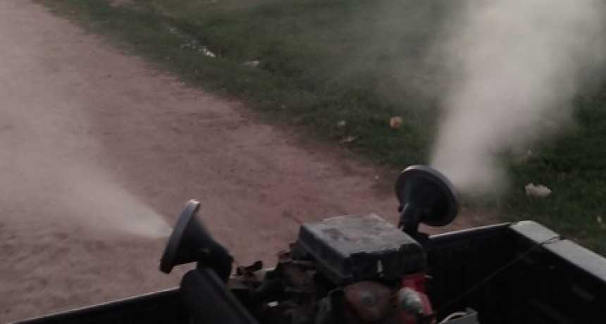 CONTINÚAN LOS TRABAJOS DE FUMIGACIÓN EN BARADERO