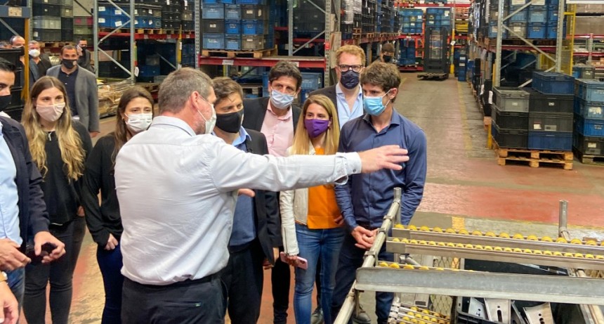 JUAN ANDREOTTI Y AXEL KICILLOF VISITARON OBRAS Y EMPRESAS DE SAN FERNANDO