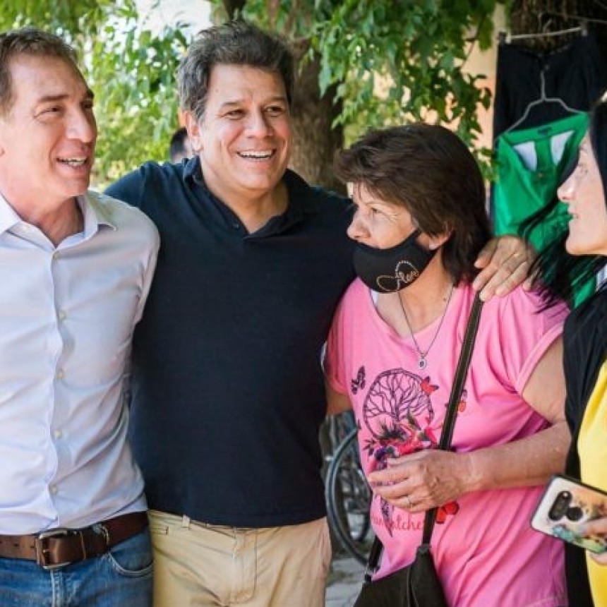 SANTILLI Y MANES SE MOSTRARON JUNTOS EN UNA RECORRIDA POR EL CONURBANO