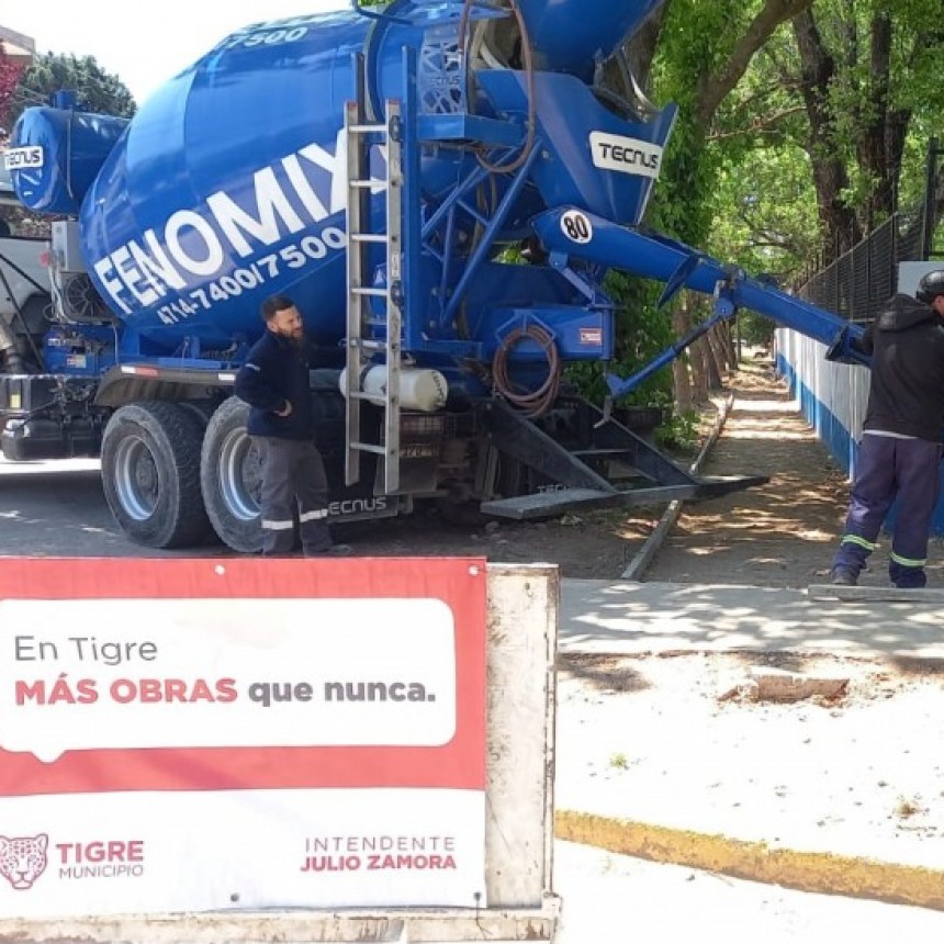 EN DON TORCUATO, EL MUNICIPIO DE TIGRE CONTINÚA EL PLAN DE VEREDAS