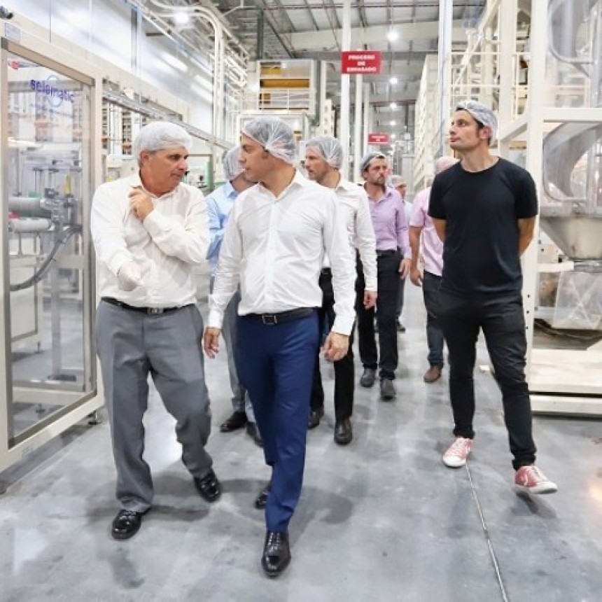  KICILLOF RECORRIÓ UNA NUEVA PLANTA INDUSTRIAL EN GENERAL RODRÍGUEZ