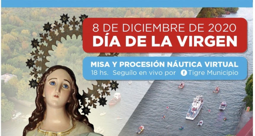 8 DE DICIEMBRE: LA COMUNIDAD DE TIGRE SE PREPARA PARA LA CELEBRACIÓN VIRTUAL DEL DÍA DE LA VIRGEN 2020