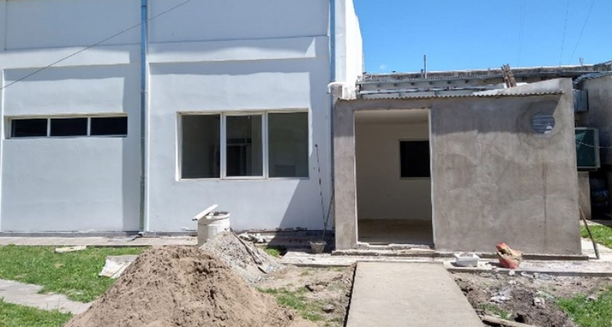 LOBERÍA AVANZA EN LA OBRA PARA INSTALAR EL ESTERILIZADOR EN EL HOSPITAL